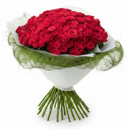 201 Kırmızı Gül Buketi